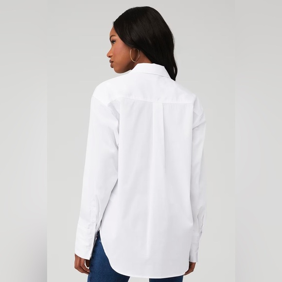 NWOT - Good American Good Shirt in White - Size XS (0) - Picture 3 of 4